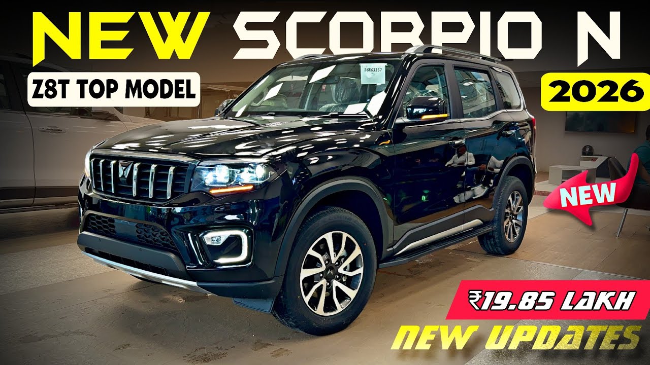 New Mahindra Scorpio N Z8T Top Variant 2026🔥 | Scorpio N On Road Price | Detail Review |