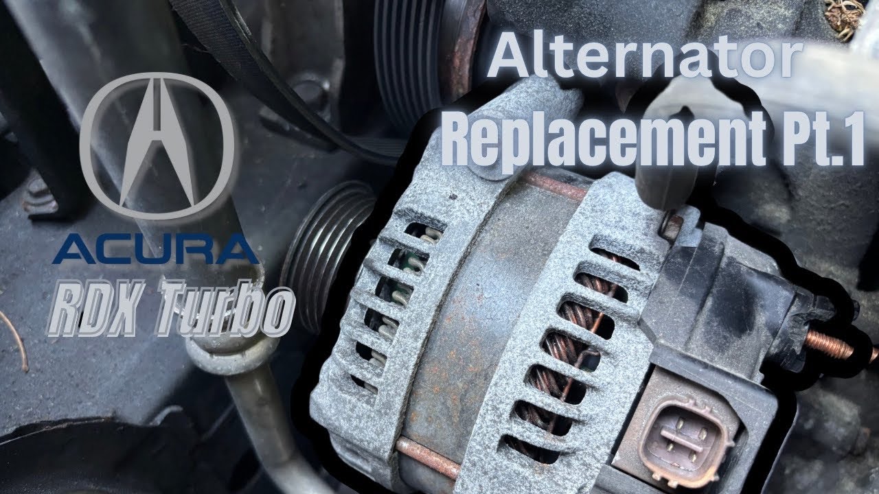08’ Acura RDX Alternator Replacement pt.1