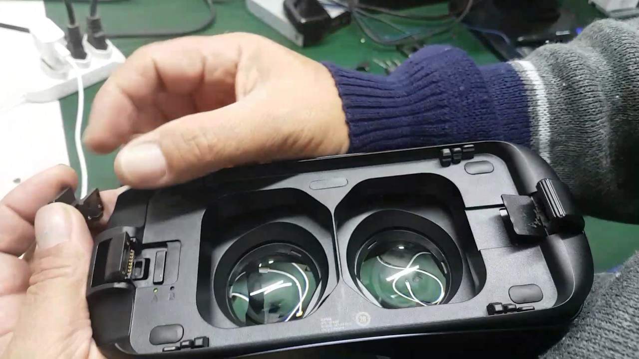 Adaptação no óculos  vr sansung  para voar no mavic com o litchi