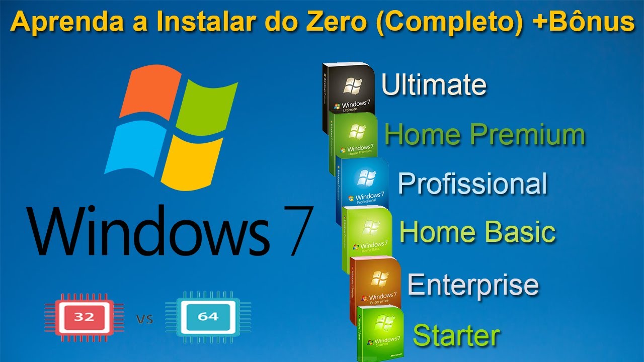 Tutorial Como Instalar Windows 7 - Passo a Passo