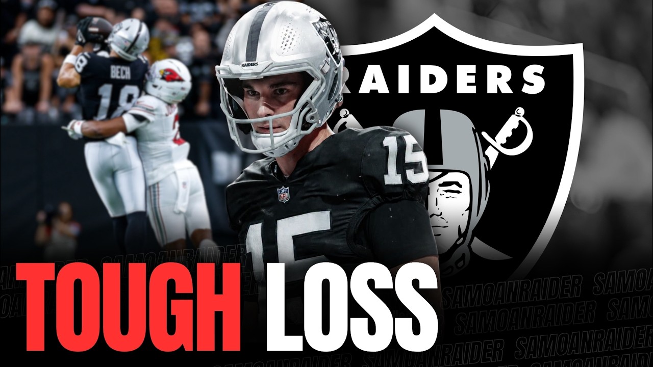 ТЯЖЕЛОЕ ПОРАЖЕНИЕ Raiders от Cardinals в ДЕБЮТЕ Фернандо Мендосы