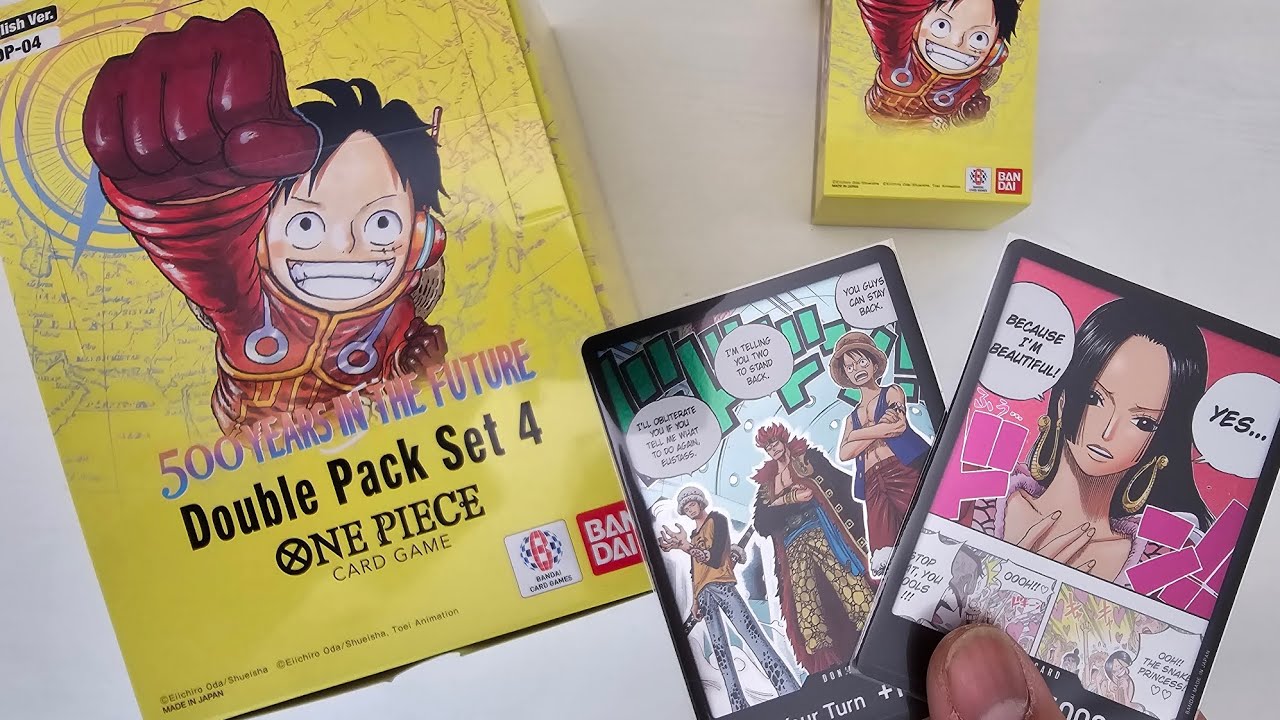 OP-07 Double pack opening - One Piece card game  500 years in the future