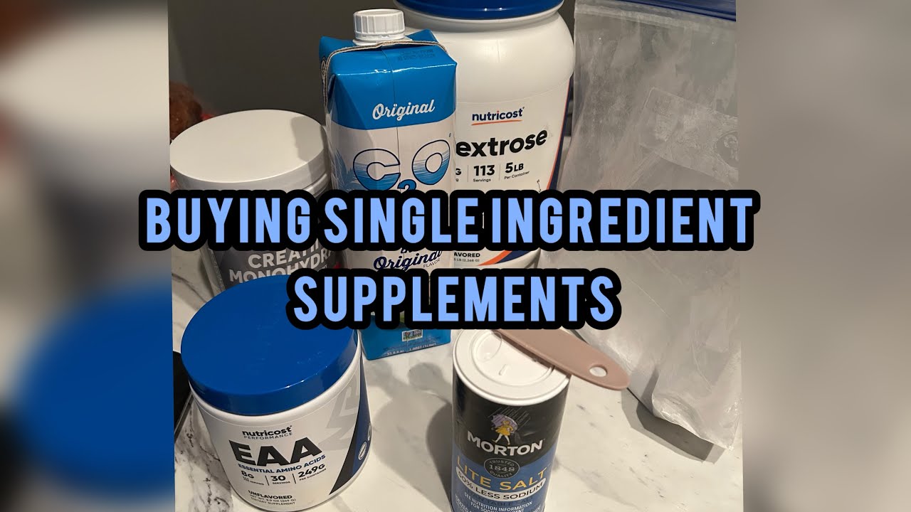 Reasons Why I Buy My Supplements as Single Ingredients