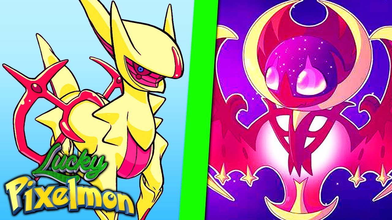 Minecraft Lucky Pixelmon - LUNALA SHINY vs ARCEUS SHINY DE OURO ! A MAIOR VIRADA DE TODAS !!