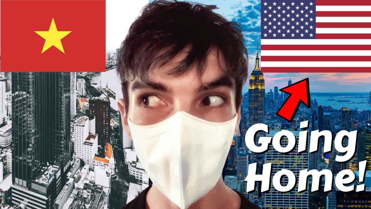 TRAVELING ✈️ During A Pandemic 2021!! Vietnam 🇻🇳 ➔ USA 🇺🇸 || Layover in TOKYO || Going Home