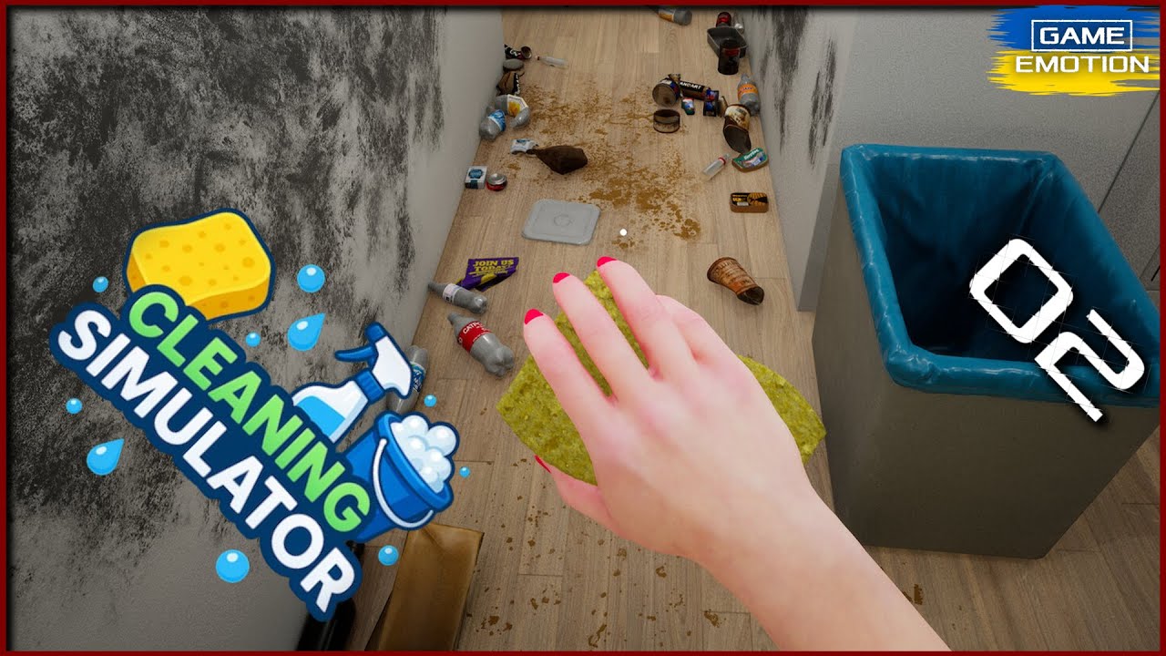 [UA] 💙💛 Прибирання [ФІНАЛ] ➣ Cleaning Simulator #02 | 1440p 60fps