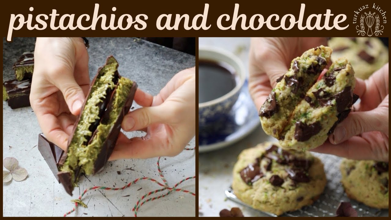 Pistachios and Chocolate (Dubai Chocolate & Pistachio Cookies)