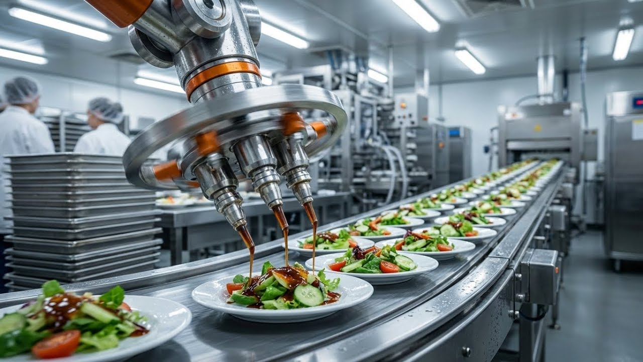 Inside the Emirates airline Kitchen  – (Full Process) How 225,000 Meals make Daily
