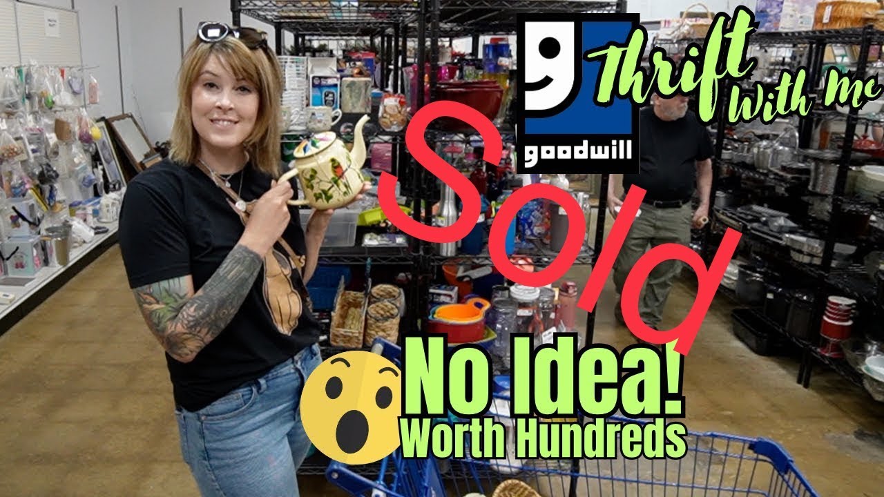 ПРОДАНО | ПОНЯТИЯ НЕТ, ЭТО СТОИЛО СОТНИ | Goodwill Thrift With Me | Перепродажа