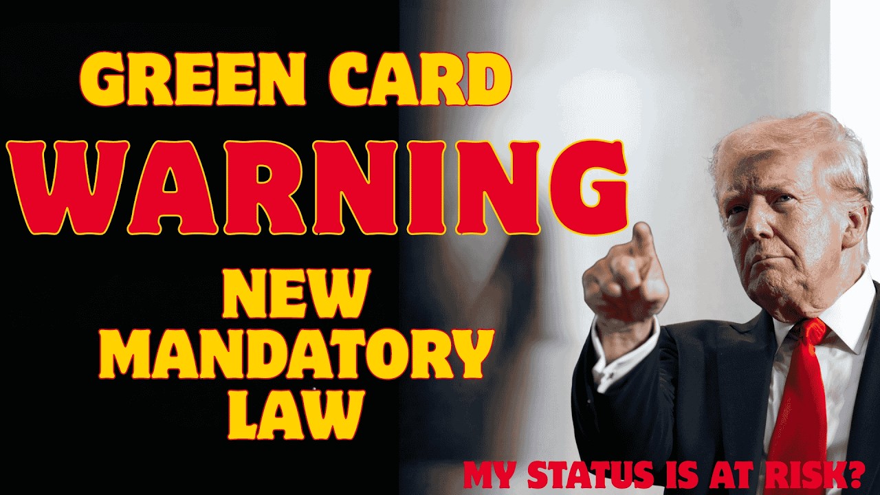 ⚠️ BREAKING  New U S  Immigration Law Approved – Green Card Holders Must Act