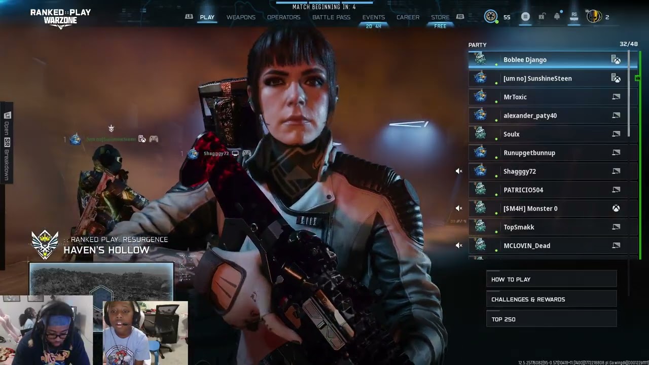 Warzone Ranked with my son Day 4!