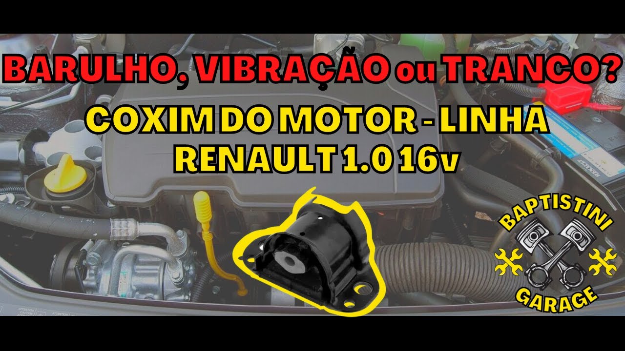 Como trocar o coxim superior do motor 1.0 16v - Linha Renault D4D - DIY