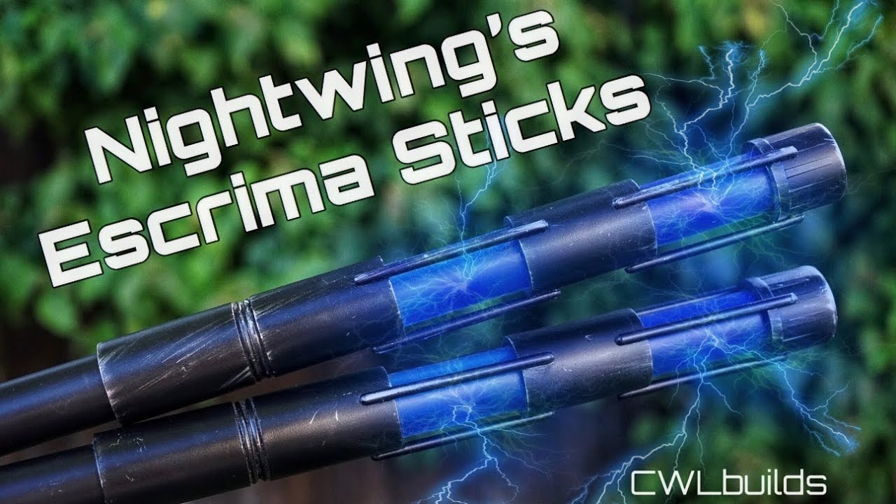 Nightwing's Escrima Sticks Custom build by CWLbuilds