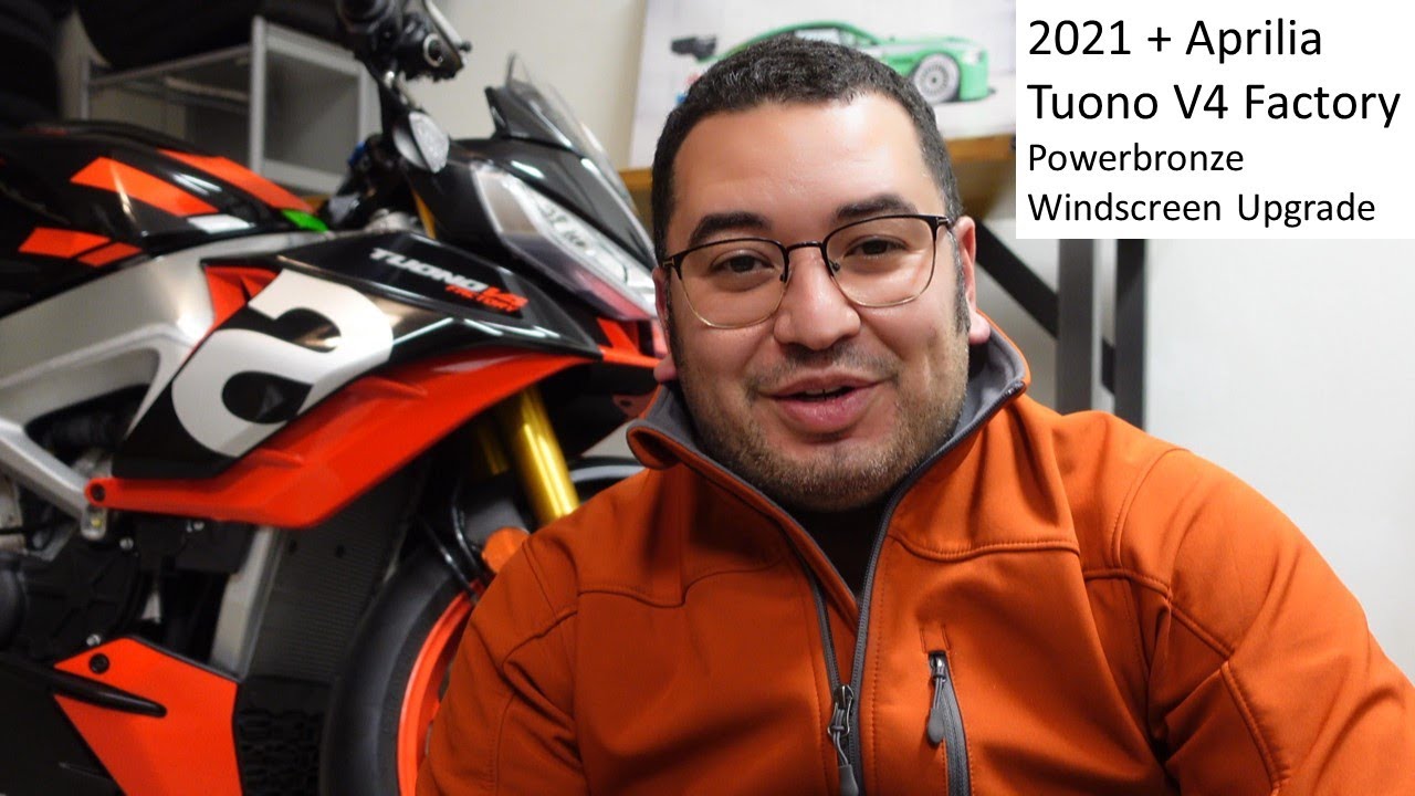 2021 Aprilia Tuono V4 Factory PowerBronze Windscreen Upgrade DIY