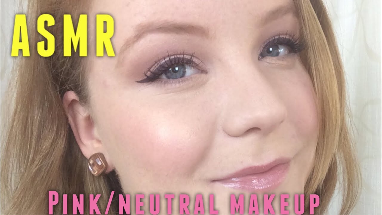 ASMR - neutral pink makeup tutorial :) || AylaASMR