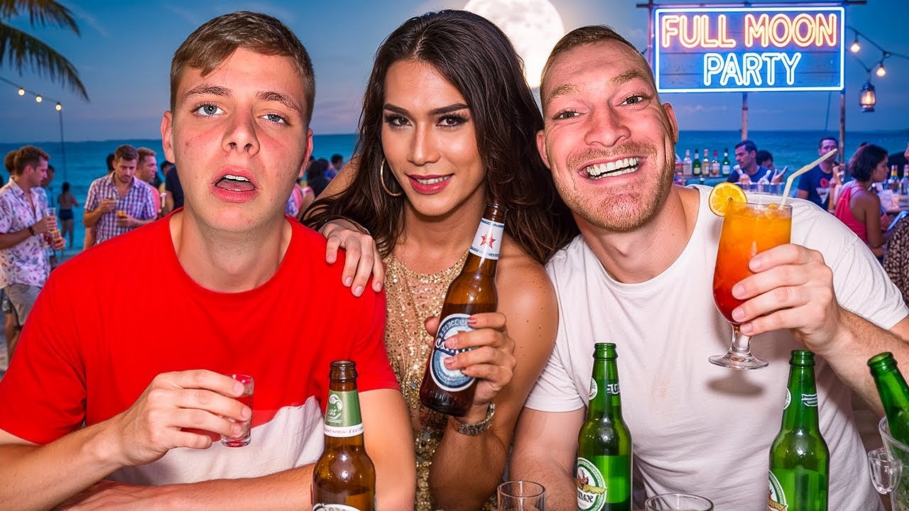 Getting Drunk With Ladyboys In Thailand!