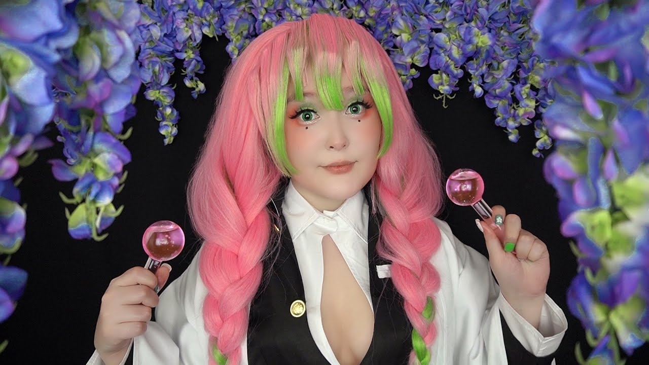 АСМР Ухаживаю за твоей кожей ✨ ASMR SPA with Mitsuri 🌸 Demon Slayer Roleplay (SUB)