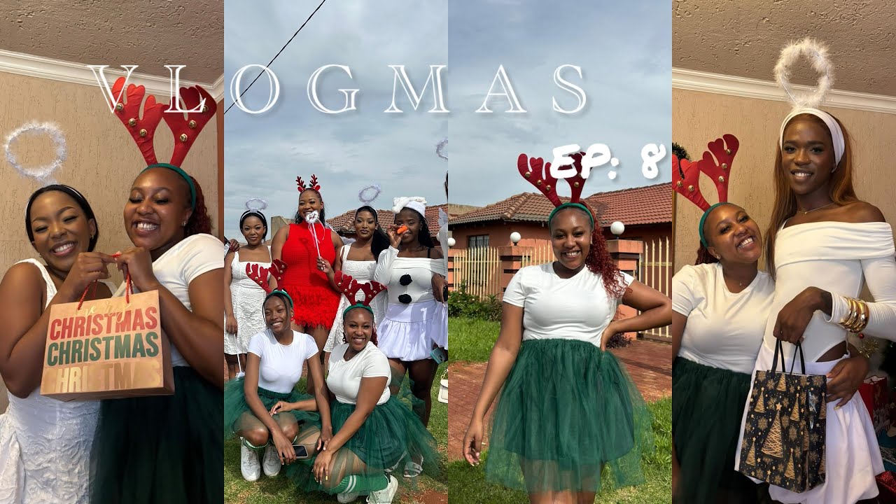 VLOGMAS EPISODE EIGHT |FRIENDSMAS 2025🎄❤️#roadto1k #southafricanyoutuber 