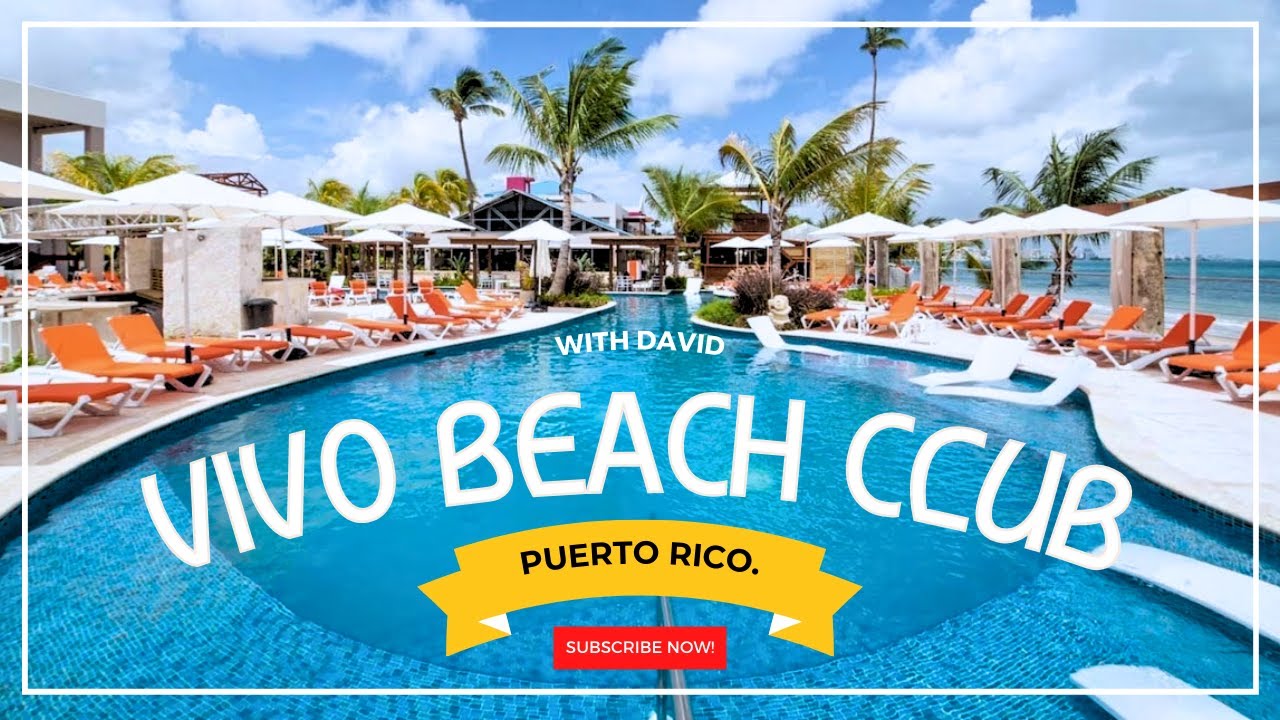 🏖️ Beach Escape At VIVO BEACH CLUB San Juan 🌴🌊 - Puerto Rico