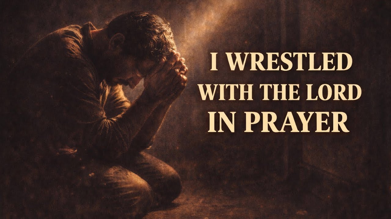 I wrestled with the Lord in prayer