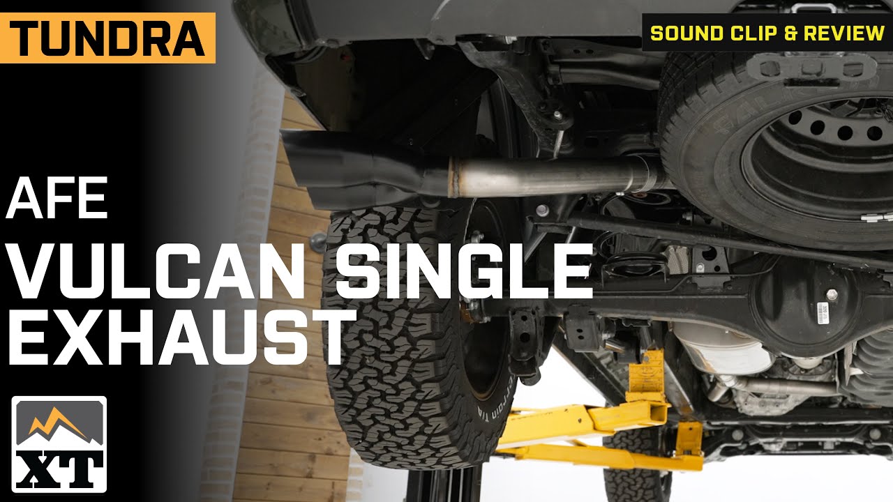 2022-2025 Tundra AFE Vulcan Series 2.50-Inch to 3 Single Exhaust Review & Sound Clip