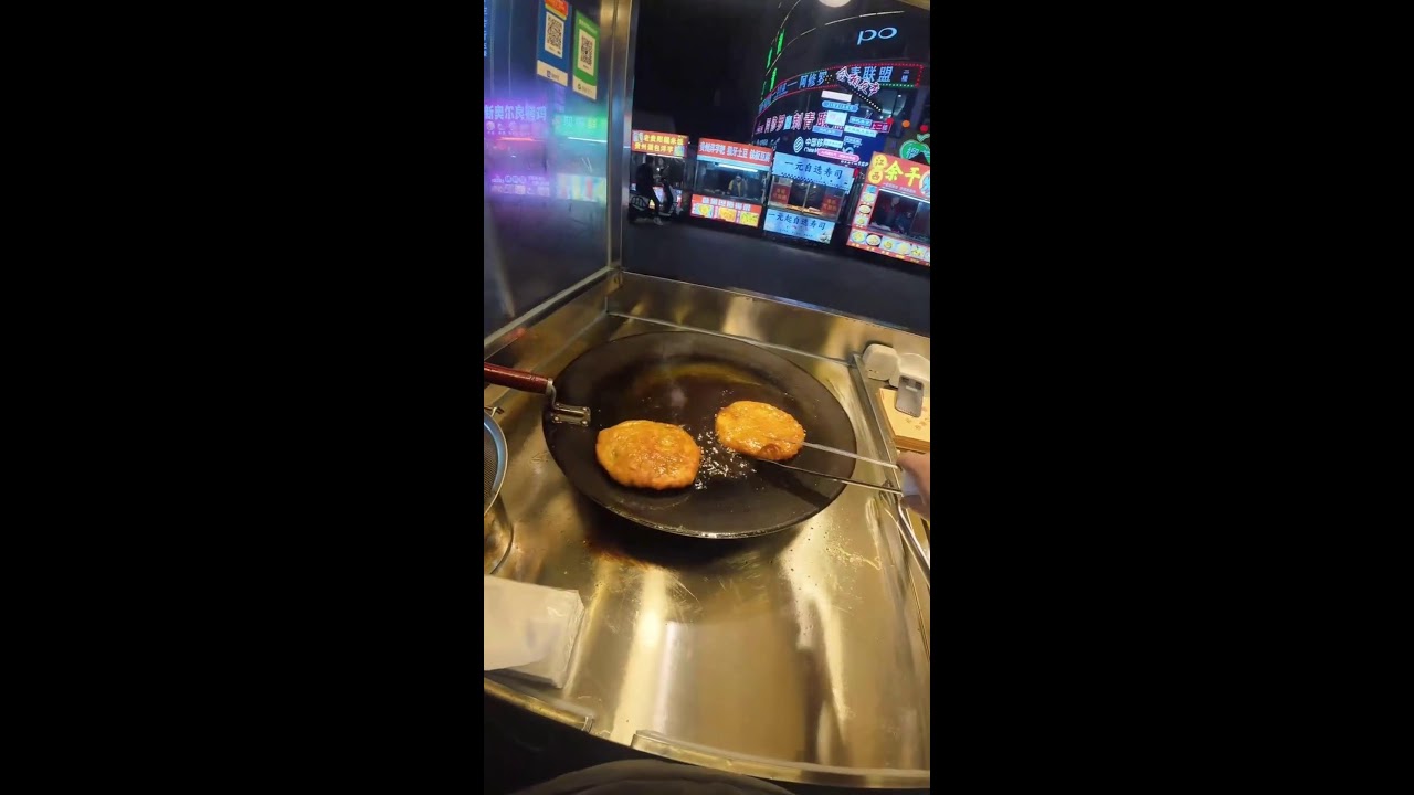 Live from Night Market | First-Person Flatbread Frying & Serving | No Voiceover