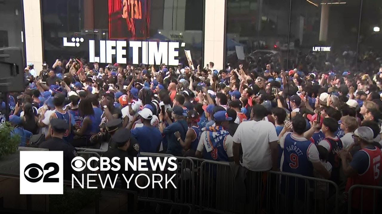Knicks fans pack NBA Finals Game 2 watch parties in NYC