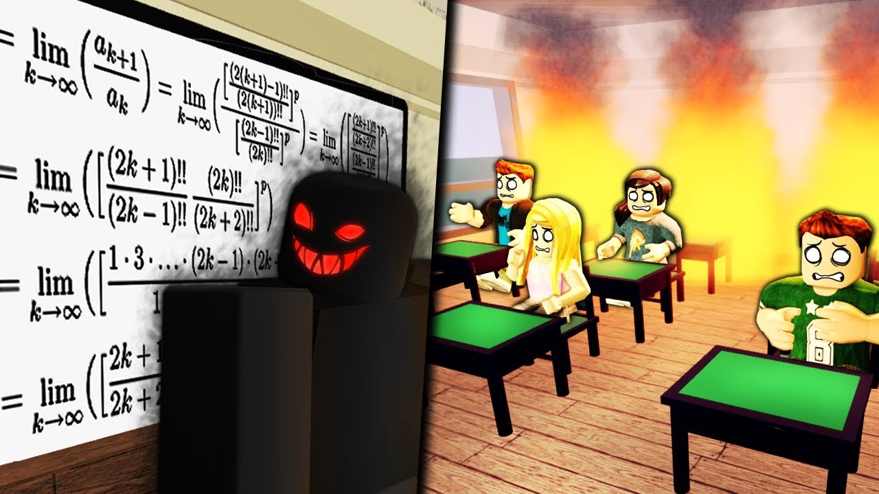 I made a disturbing Roblox school game...
