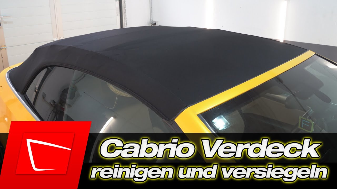 Cabrioverdeck reinigen versiegeln Stoffdach Flecken entfernen - Dr. Wack Cabrio Verdeck-Imprägnierer