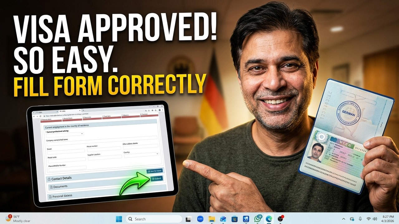 Germany Tourist Visa Application: Fill the Form Correctly | Full Tutorial