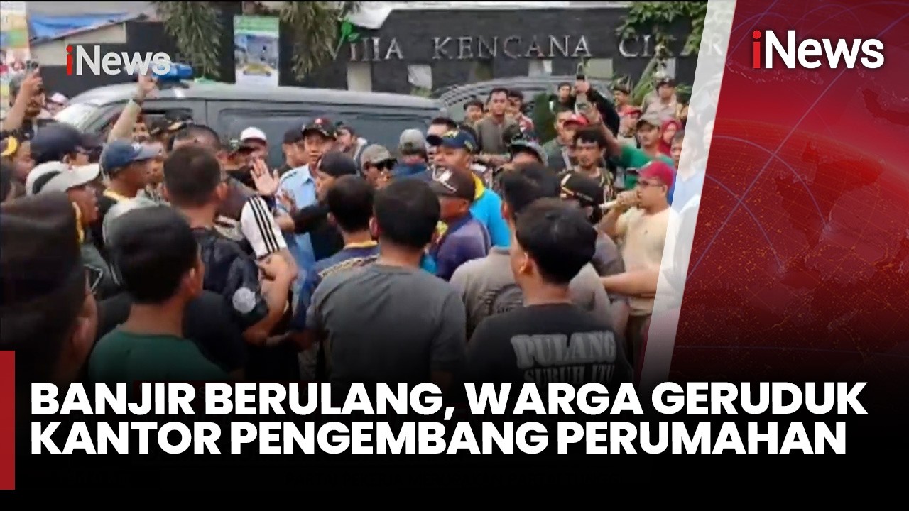 Warga Protes karena Perumahannya Jadi Langganan Banjir  | iNews Room (23/2)