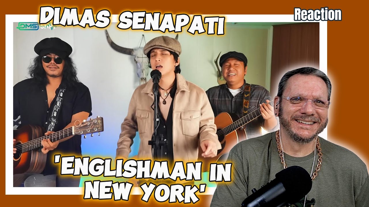 Димас Сенапати | Стинг — Englishman In New York (акустический кавер) | Первая реакция