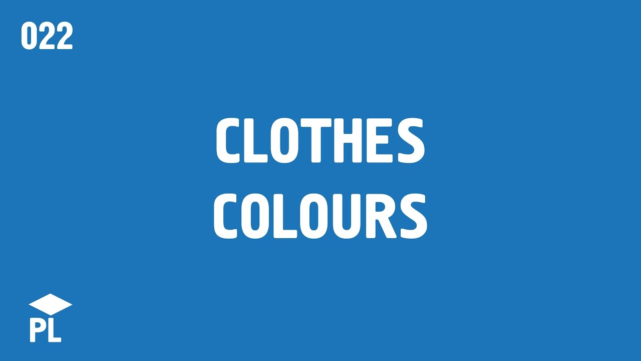 Learn European Portuguese (Portugal) - Vocabulary: clothes & colours