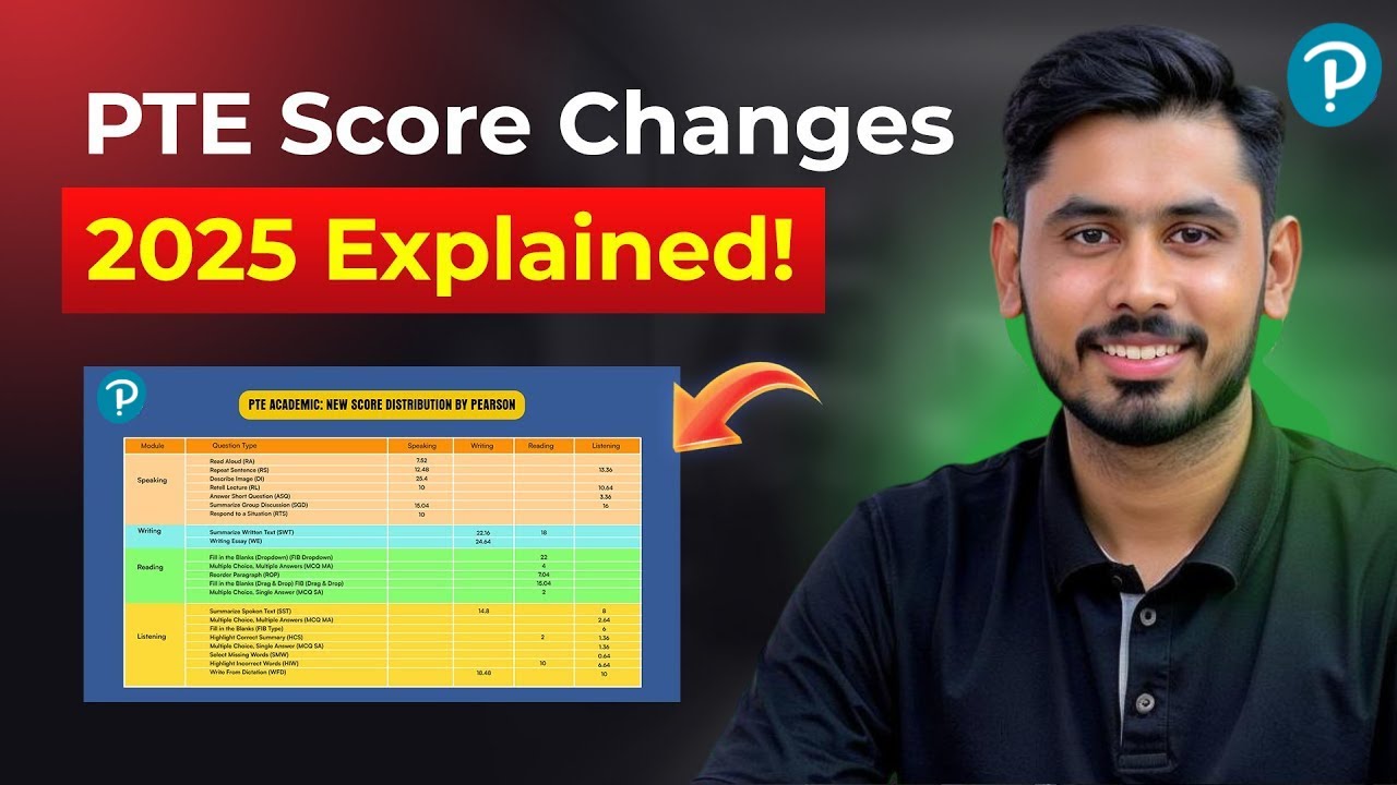 PTE Score Distribution 2025: How Scores are Calculated After the 7 August New Changes
