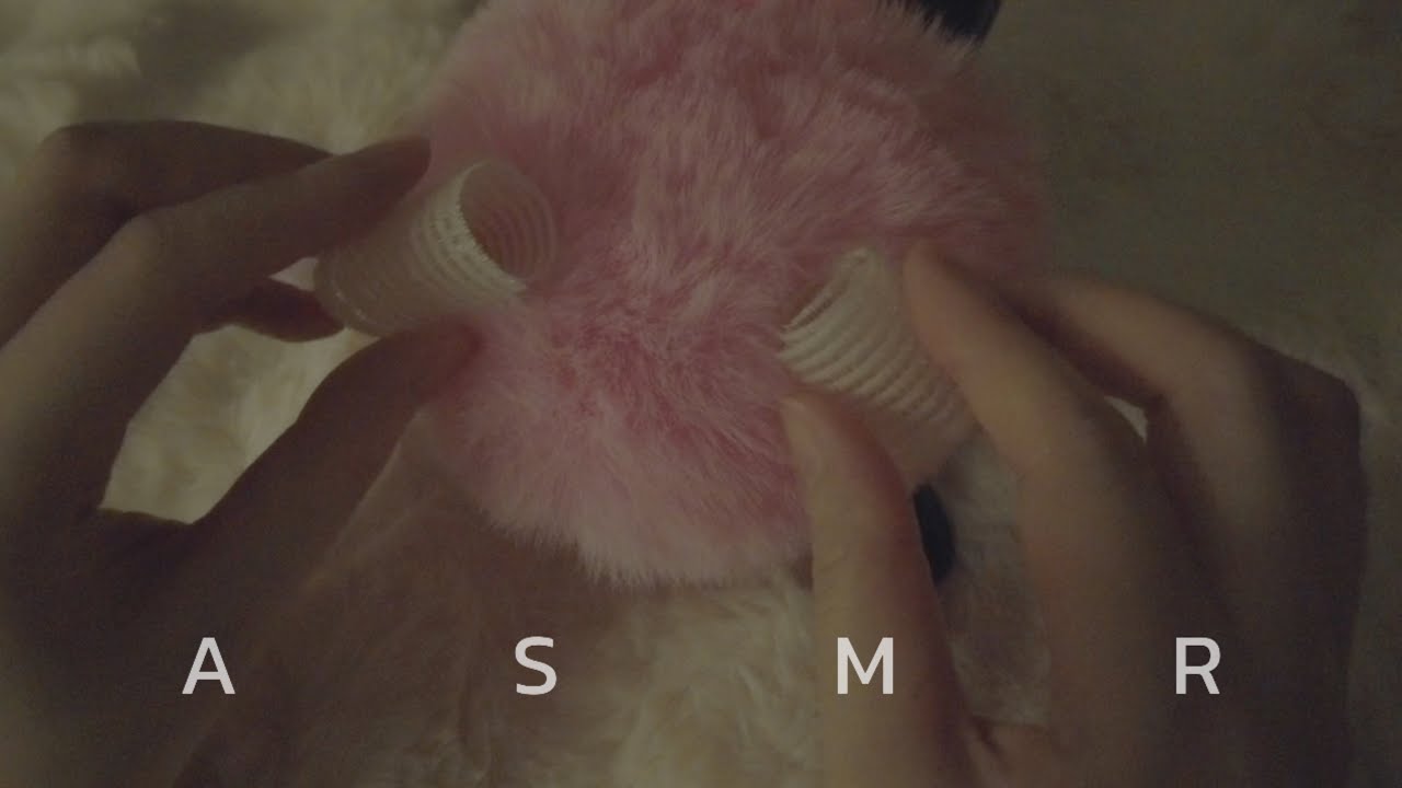 마음이 편안해지는 까끌까끌 헤어롤 ASMR | 타스캠