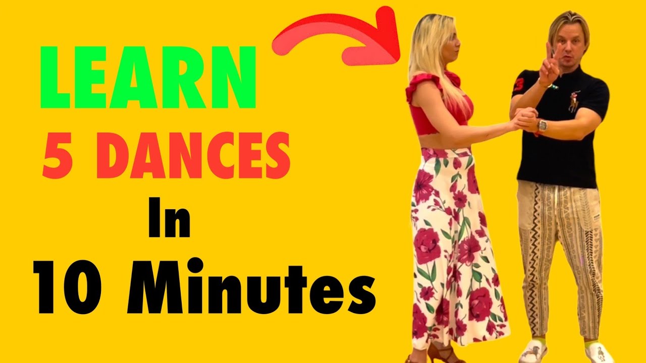 Learn 5 Dances in 10 minutes - Rumba, Waltz, Foxtrot, Merengue & Bachata