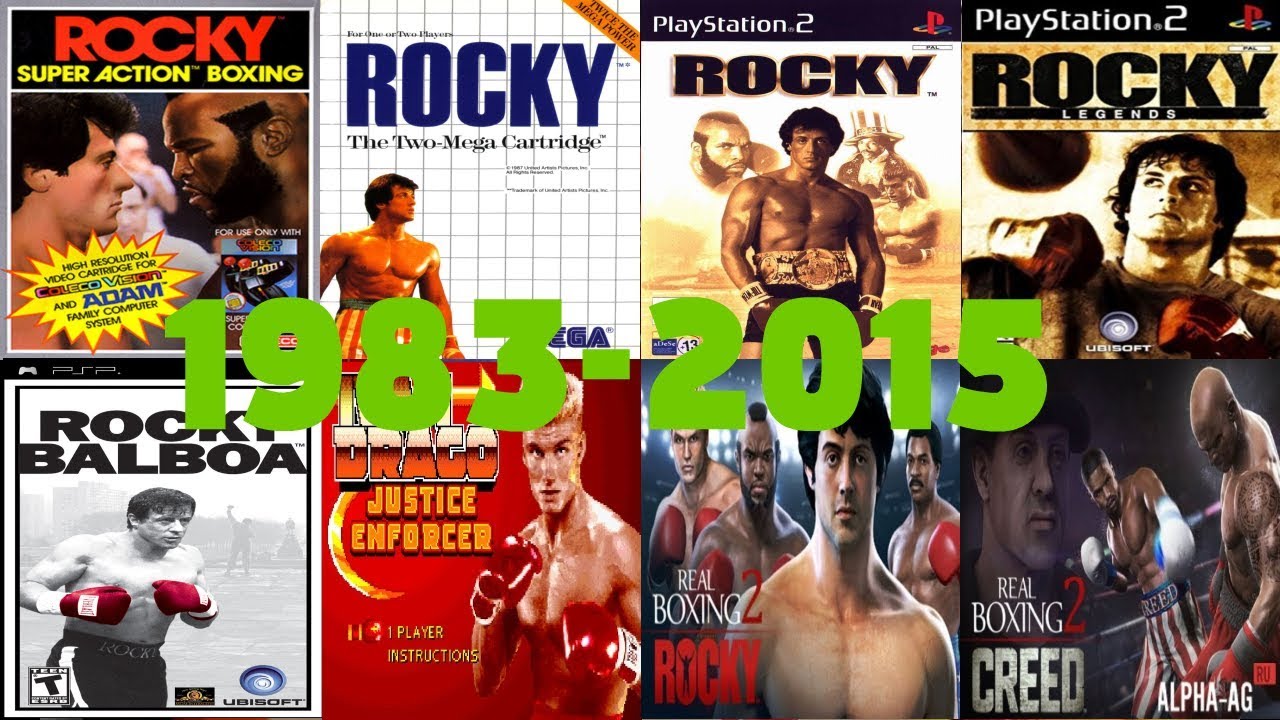 Rocky Balboa Games Evolution (1983-2015)