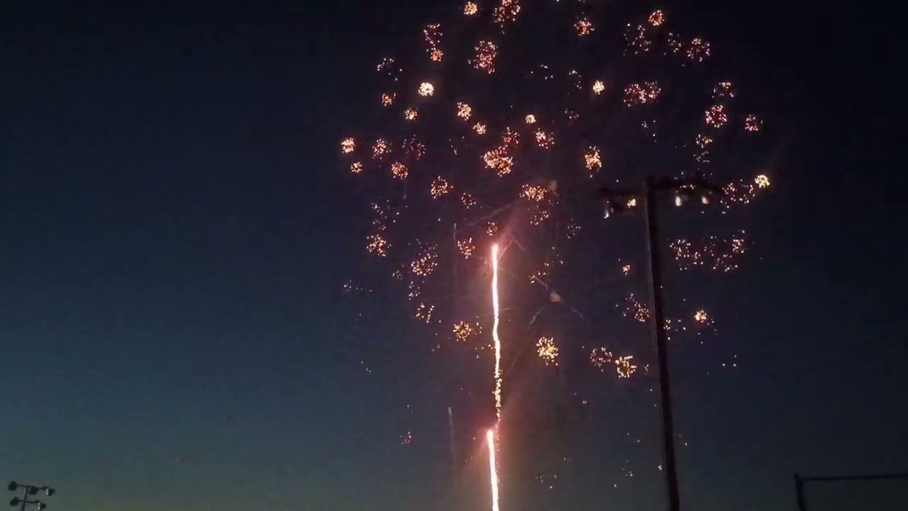 Covington, Indiana July 4th fireworks 2025, first time going, had a great time.