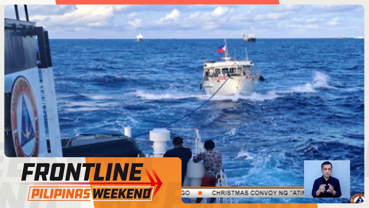 CCG, muling binomba ng tubig ang barko ng Pilipinas; Parte ng BRP Cabra na binomba ng tubig, nasira