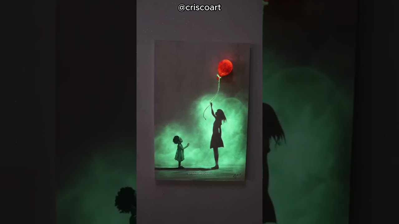 "Enchanting Rope Art: Transforming Canvases into Nighttime Wonders!" (@criscoart)