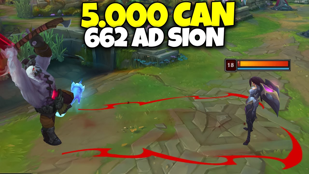 Zırh Deşme Sion Jungle Tek Atıp Ölmeyen Şampiyon 🔥
