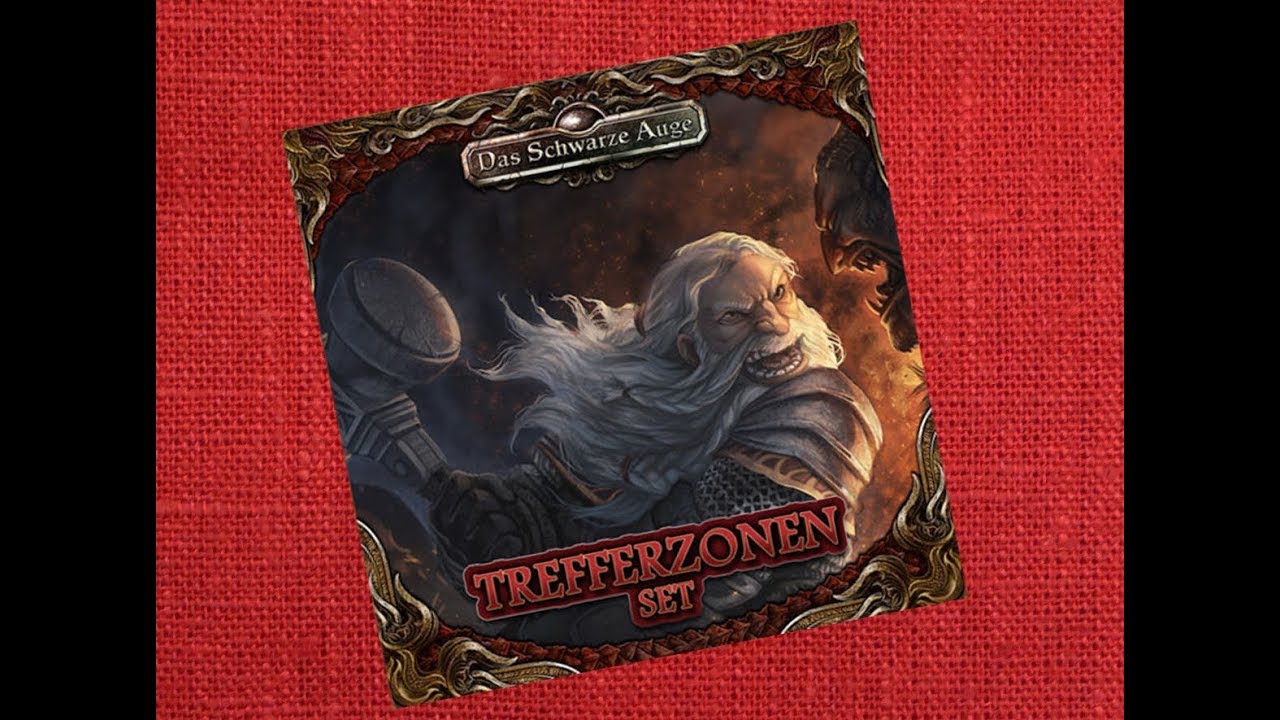 DSA 5 Trefferzonen-Set. Welcher Würfel für was? (Das Schwarze Auge - Zubehör) [Im Detail]