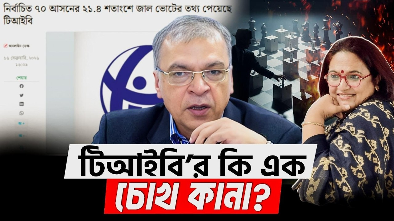 টিআইবি’র কি এক চোখ কানা? | TIB | Election | New MP