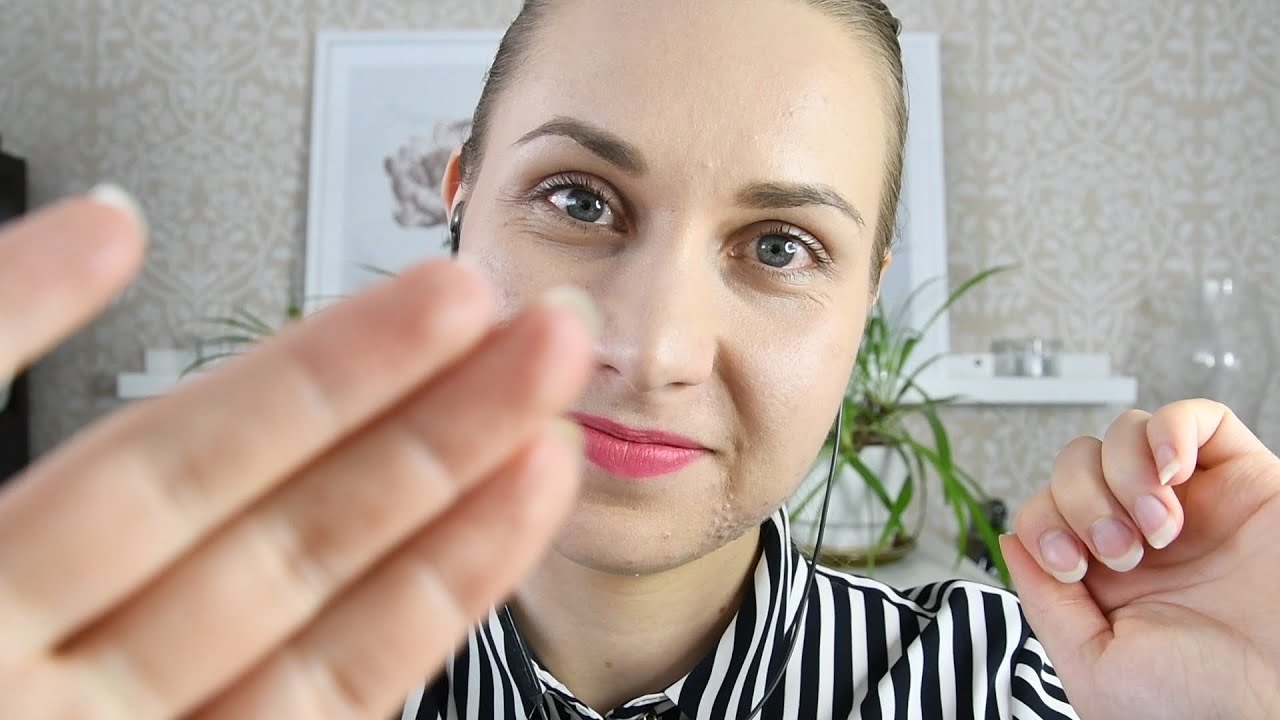Tutkimusasetelma roleplay - kasvojen koskettelu - ASMR Suomi