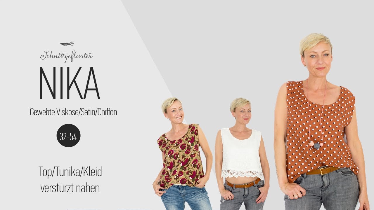 Nika N&auml;hanleitung - Wie n&auml;he ich ein Oberteil zum Wenden oder gef&uuml;ttert