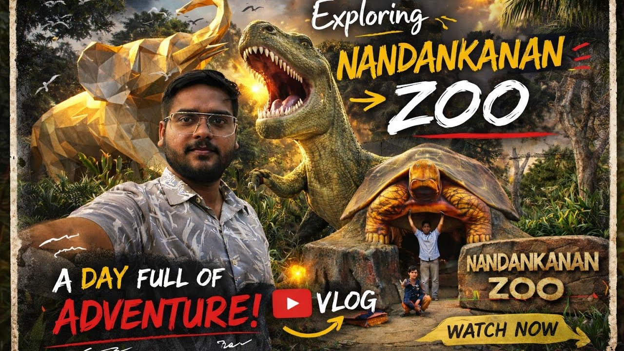 Nandankanan Zoo Full Tour 🦁 | Wild Safari + Dinosaur Park 😱 | Official Randhir Vlogs 