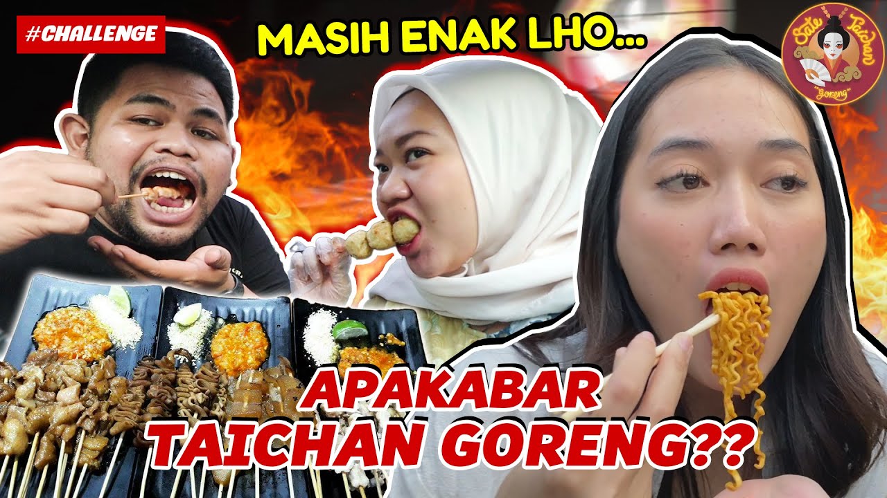 UDAH NGGAK ANTRI SAMPE JALAN? JADI SEPI?? APAKABAR SATE TAICHAN GORENG 🤔🤔