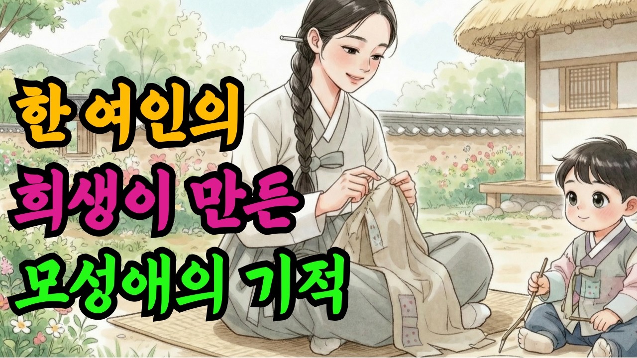 온 마을이 외면한 버려진 아기, 천한 여인의 선택이 조선을 뒤흔들었다!  ㅣ인생야담 ㅣ 옛날이야기 ㅣ조선야담 ㅣ 야담