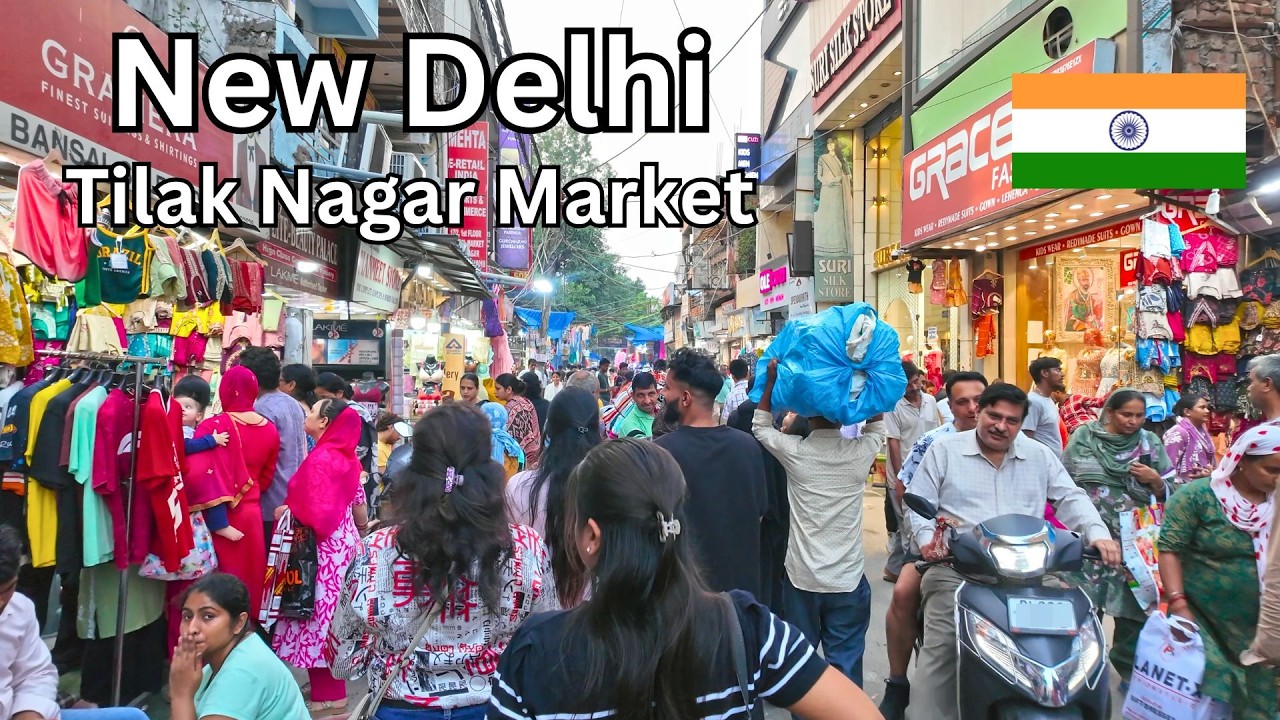Tilak Nagar Market, New Delhi 🇮🇳 | Tuesday Market & Street Shopping (4K Walking Tour 2026)
