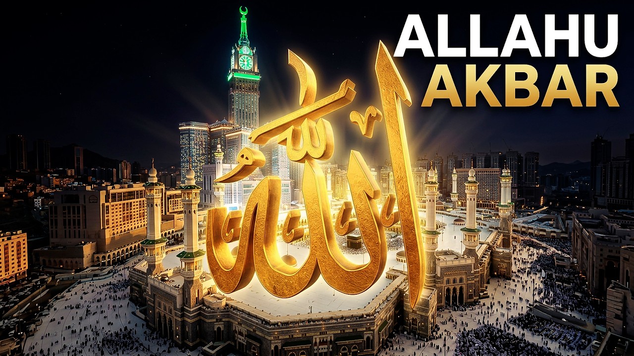 Allah Akbar (Allah jest wielki). Po arabsku